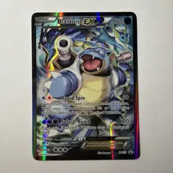 Blastoise EX XY122 XY Black Star Promo Holo LP Pokemon Card - Image 1