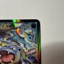 Blastoise EX XY122 XY Black Star Promo Holo LP Pokemon Card - Image 3