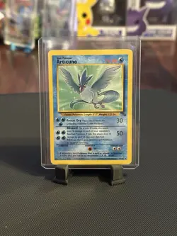 Vintage Pokemon Articuno Card Fossil Set 17/62 Non-Holo Unlimited Rare WOTC MP - Image 1