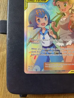 Mallow and Lana Full Art Holo Card #231/236 Sun & Moon Cosmic Eclipse NM Minus - Image 4
