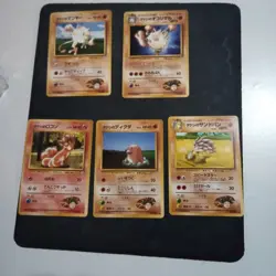 Brock Lot of cards, Digglet, Sandslash, Manky, Primeape etc Pokemon TCG Japanese - Image 1