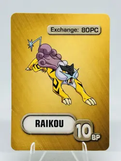 2005 Pokemon Master Trainer Board Game Pokemon Cards Legendary Raikou - Image 1