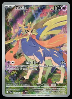 Zacian 100/094 Holo Illustration Rare Phantasmal Flames Pokemon Card - Image 1