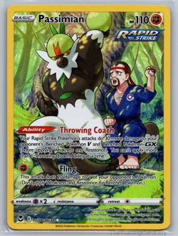 Passimian - TG08/TG30 - Pokemon Silver Tempest Trainer Gallery Holo Card NM - Image 1