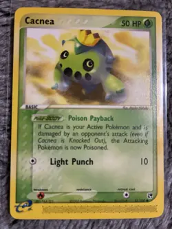 Cacnea 57/100 Pokemon Single Card 2003 TCG E Reader - Image 1