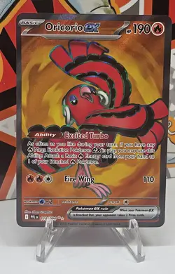 Pokemon Card Oricorio Ex 110/094 Phantasmal Flames Full Art Holo Rare NM - Image 1