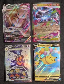 Pokemon Card Lot 4 Rare Cards Secret Rare / Full Art / Double Rare - Image 1
