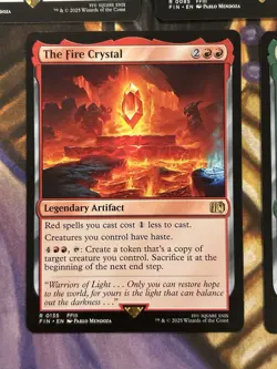 Fire Water Wind Darkness Earth Crystal Set (Regular) Final Fantasy English - NM - Image 5