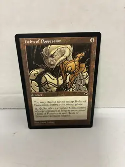 MTG Magic the Gathering Helm of Possession (291/350) Tempest LP - Image 1