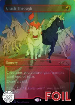 Crash Through - Foil - Secret Lair Saturday Morning D&D - 591 NM - Image 1