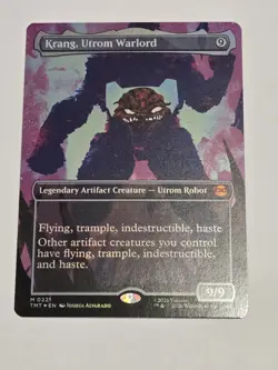 BRAND NEW Magic The Gathering: Krang, Utrom Warlord (Borderless) TMNT *foil* - Image 2