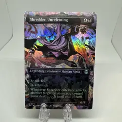 Shredder Unrelenting Borderless Foil #210 MTG Teenage Mutant Ninja Turtles EN NM - Image 1