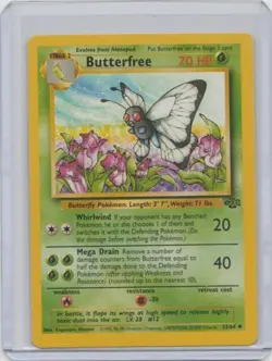 Butterfree- Base Set - 33/64 - Unlimited - Pokemon Card - Near Mint - Image 1