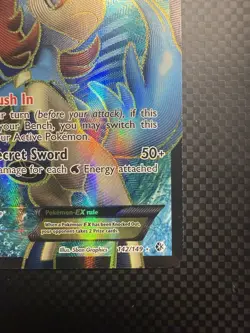 Keldeo EX 142/149 – Boundaries Crossed – Full Art – Pokemon TCG – NM- - Image 3