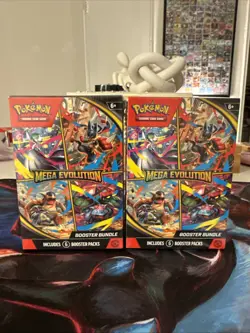 Pokemon TCG 2 Pack Mega Evolution Booster Bundles - Image 1