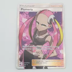 Plumeria (Full Art) 145/147 Ultra Rare Holo SM - Burning Shadows Pokemon LP - Image 1