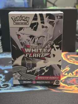 Scarlet & Violet White Flare Booster Bundle 6-Pack Sealed Pokemon TCG - Image 1