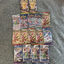 POKEMONS SEALED 16 PACK LOT OF VARIETY POKEMON PACKS MUST SEE MUST GO 🔥🔥🔥 - Image 1