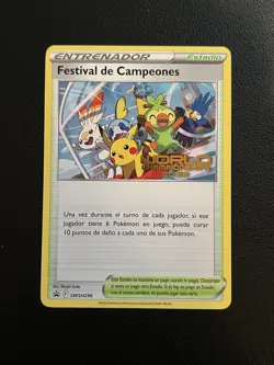 Pokemon Worlds London 2022 SPANISH Champions Festival de Campeones SWSH296 - Image 1