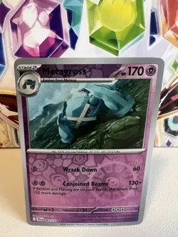 Metagross 063/159 Reverse Holo Rare Pokemon TCG S&V Journey Together NM - Image 1
