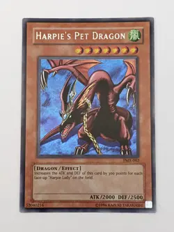 TCG YuGiOh Harpie’s Pet Dragon FMR-002 Prismatic Secret Rare Promo: LP Ungraded - Image 2
