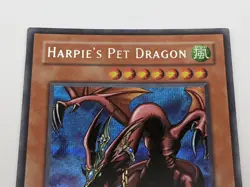 TCG YuGiOh Harpie’s Pet Dragon FMR-002 Prismatic Secret Rare Promo: LP Ungraded - Image 3