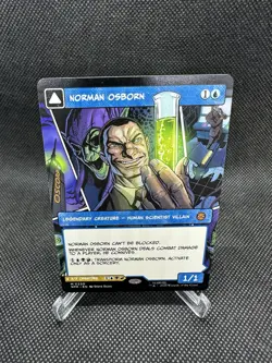 Norman Osborn Green Goblin BORDERLESS NM/M MTG Spiderman Magic Card - Image 1