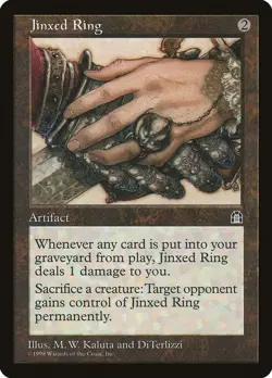 Jinxed Ring Stronghold Rare NM Magic: The Gathering Normal - Image 1