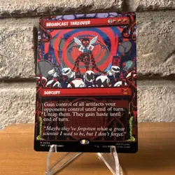 Magic: The Gathering Broadcast Takeover Sorcery Regular Red TMT Wizards 0234 - Image 1