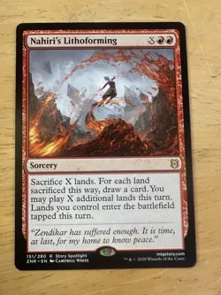 MTG Nahiri's Lithoforming [Zendikar Rising, Near Mint] - Image 1