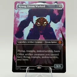 MTG TMNT - Krang, Utrom Warlord (Borderless) - TMT - NM - Image 1