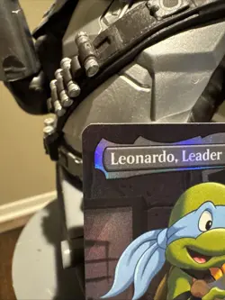 Leonardo, Leader in Blue (Borderless) Teenage Mutant Ninja Turtles Foil - Image 2
