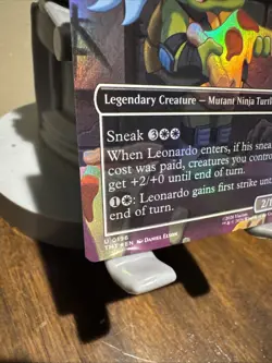 Leonardo, Leader in Blue (Borderless) Teenage Mutant Ninja Turtles Foil - Image 5