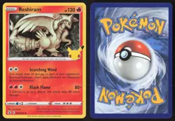 Pokemon TCG | Reshiram 002/025 | Celebrations Rare | Lightly Played - Image 1