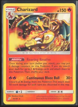 Pokemon TCG | Charizard 14/181 | Team Up Rare | Near Mint - Image 2