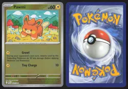 Pokemon TCG | Pawmi 032/094 | Phantasmal Flames Common Reverse Holo | LP - Image 1