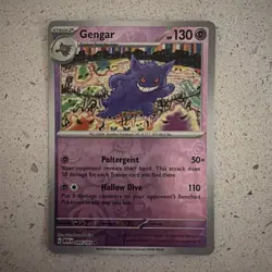 Pokemon Gengar TCG Scarlet & Violet 151 Card 094/165 Reverse Holo NM - Image 1