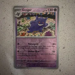 Pokemon Gengar TCG Scarlet & Violet 151 Card 094/165 Reverse Holo NM - Image 3