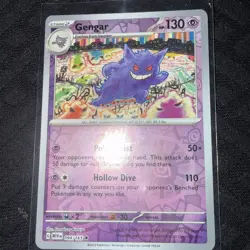Pokemon Gengar TCG Scarlet & Violet 151 Card 094/165 Reverse Holo NM - Image 1