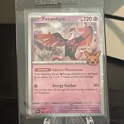 Fezandipiti 2024 Trick Or Trade Halloween Stamp Pokemon TCG Cosmos Holo 096/167 - Image 1
