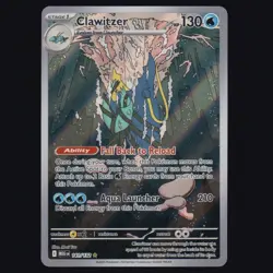 Clawitzer 141/132!Mega Evolution Illustration Rare Pokemon TCG NM 🔥 - Image 1