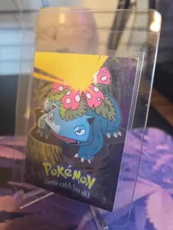 1999 Topps Pokemon Movie Edition #E3 Venusaur Blue Logo Smooth Foil SUPER MINT! - Image 3