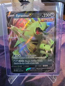 Pokemon Tyranitar V SWSH109 SWSH: Sword & Shield Promo Cards Holo MINT!!! - Image 1