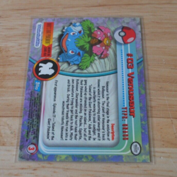Pokemon TV Animation Edition #03 Venusaur Topps Blue Label - Image 4