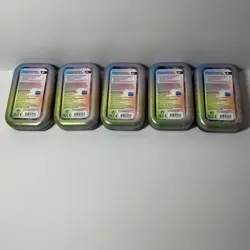 5 EMPTY Pokemon TCG Paldean Fates Mini Tins - EMPTY NO PACKS - Image 2