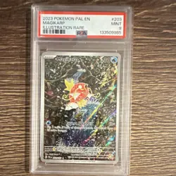 Pokemon Magikarp Illustration Rare Holo Sv02 Paldea Evolved 203/193 PSA 9 30HP - Image 1