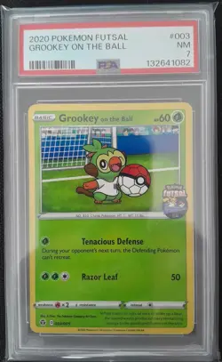 2020 Pokemon Futsal Promo # 003 Grookey On The Ball! - Image 1
