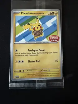 Pokemon TCG Pikachu Batik 155/Sv-p Indonesian Promo Limited Edition New/sealed - Image 1