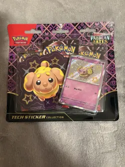 Pokemon S&V Paldean Fates Tech Sticker Collection - Shiny Fidough - SEALED - Image 1