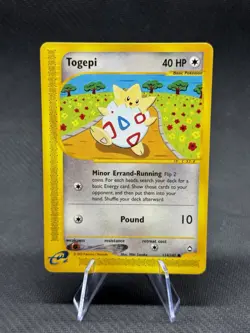 Togepi 114/147 Pokemon Aquapolis TCG LP - Image 1